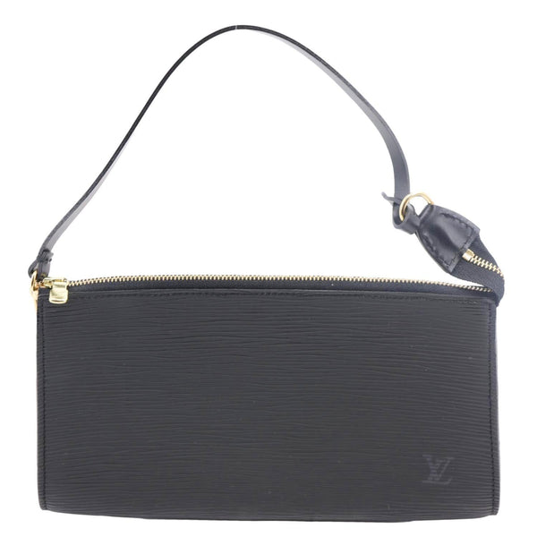 LOUIS VUITTON Epi Leather Pochette Black