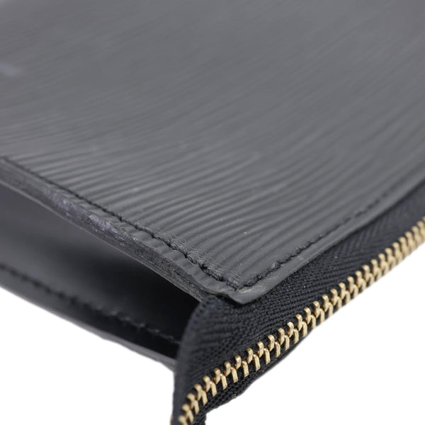 LOUIS VUITTON Epi Leather Pochette Black