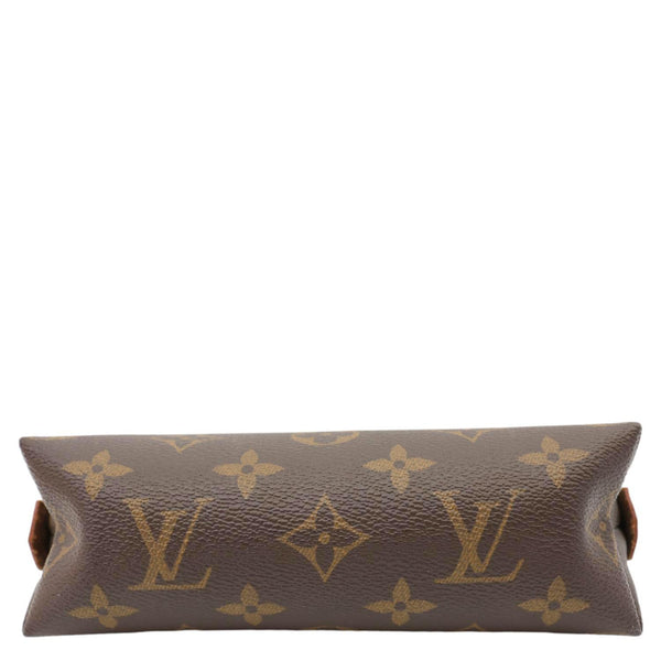 LOUIS VUITTON PM Monogram Canvas Cosmetic Pouch Brown