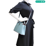 LOUIS VUITTON Capucines BB Taurillon Leather Crossbody Bag Blue