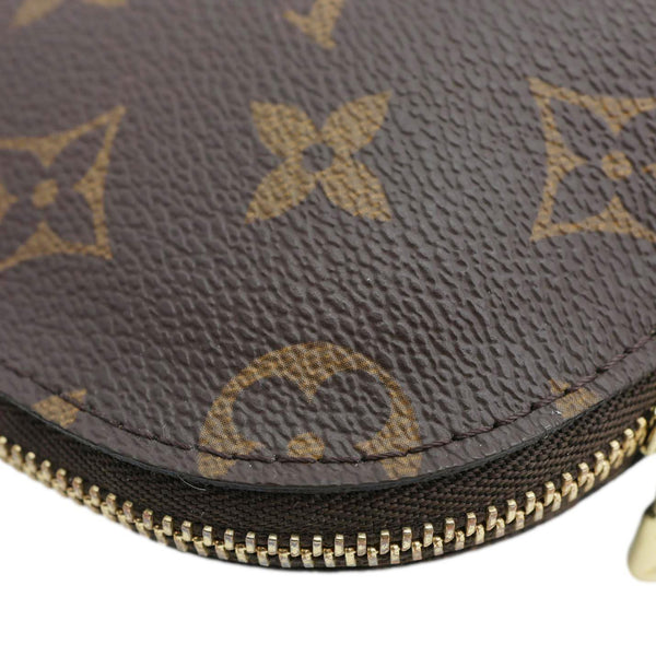 LOUIS VUITTON PM Monogram Canvas Cosmetic Pouch Brown