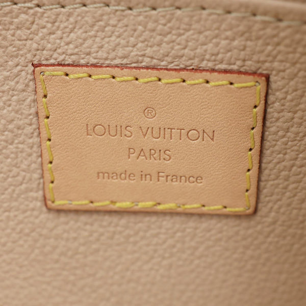 LOUIS VUITTON PM Monogram Canvas Cosmetic Pouch Brown