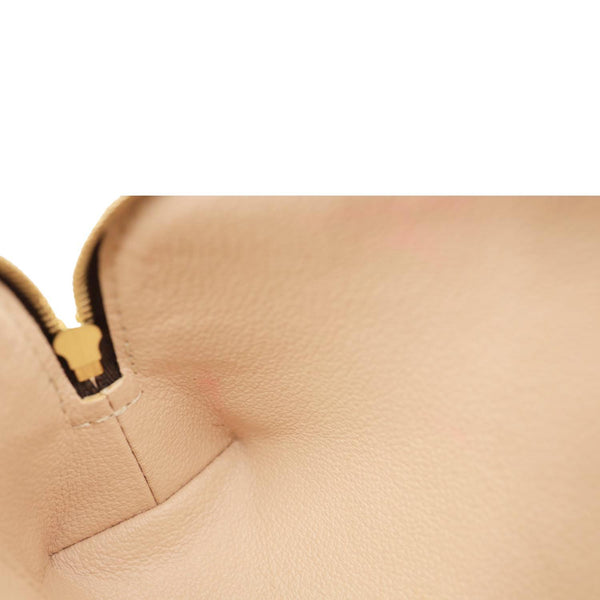 LOUIS VUITTON PM Monogram Canvas Cosmetic Pouch Brown