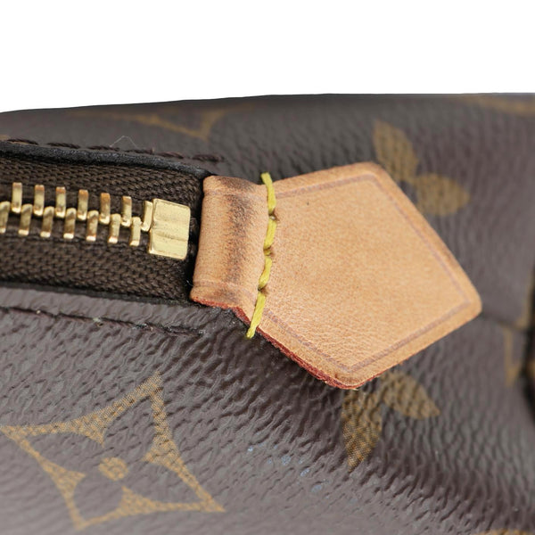 LOUIS VUITTON PM Monogram Canvas Cosmetic Pouch Brown