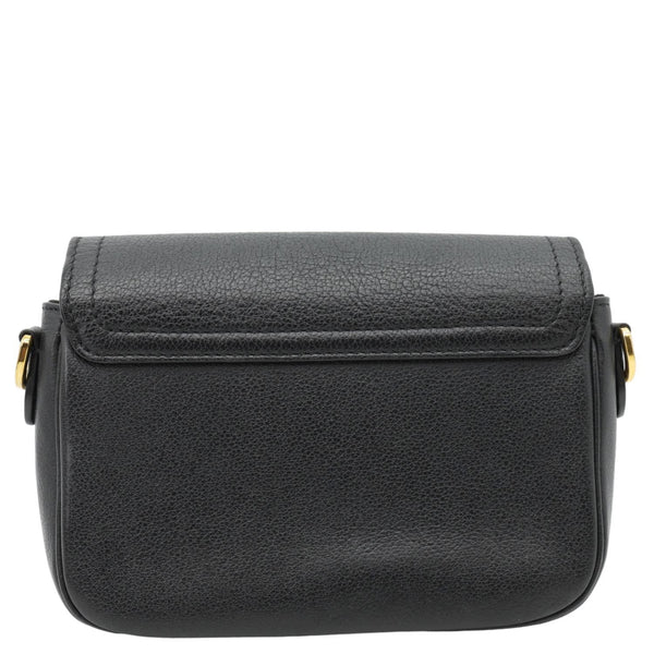 LOUIS VUITTON Lockme Tender Calfskin Leather Chain Shoulder Bag Black