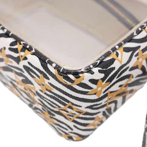 LOUIS VUITTON Monogram Giant Jungle Canvas Beach Pouch Ivory