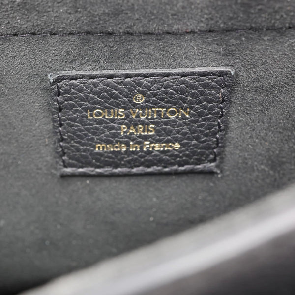 LOUIS VUITTON Lockme Tender Calfskin Leather Chain Shoulder Bag Black