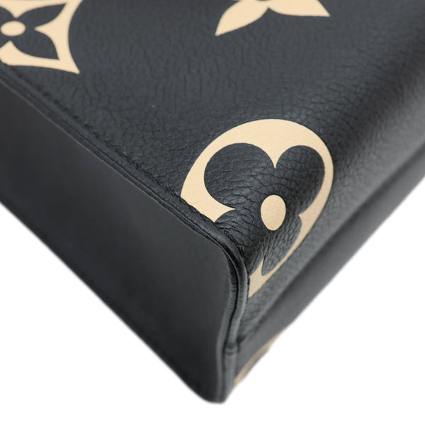 LOUIS VUITTON Onthego PM Monogram Empreinte Shoulder Bag Bicolor