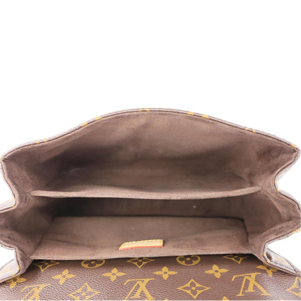 LOUIS VUITTON Metis Pochette Monogram Canvas Crossbody Bag Brown