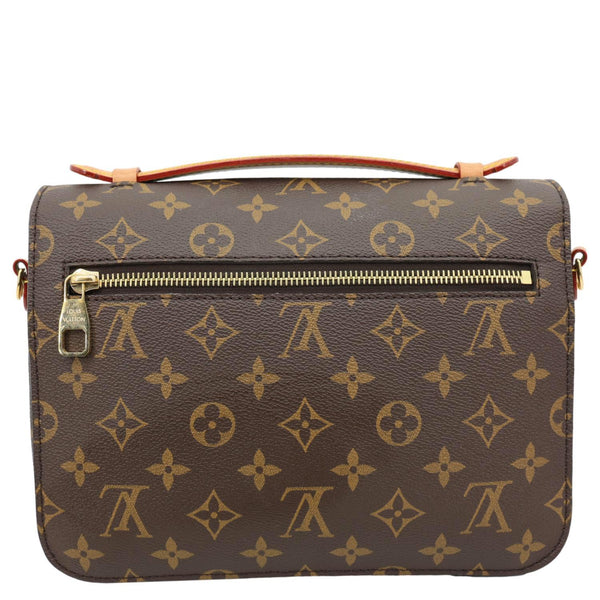 LOUIS VUITTON Metis Pochette Monogram Canvas Crossbody Bag Brown