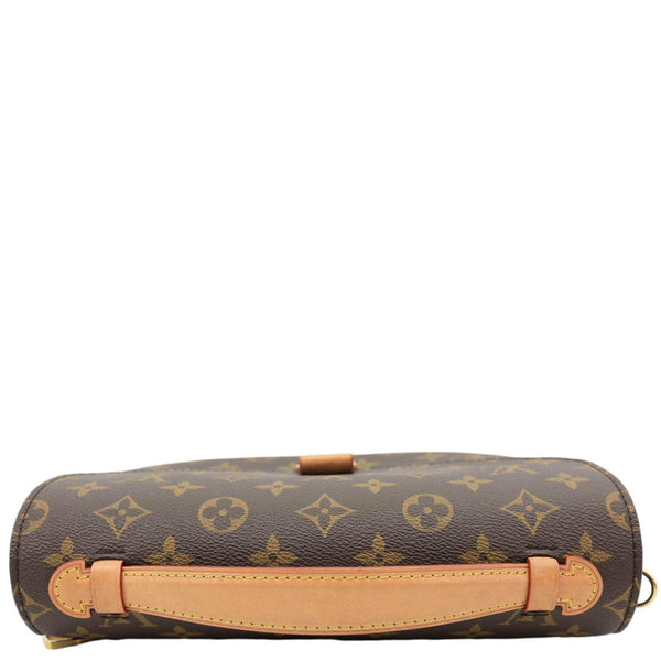 LOUIS VUITTON Metis Pochette Monogram Canvas Crossbody Bag Brown