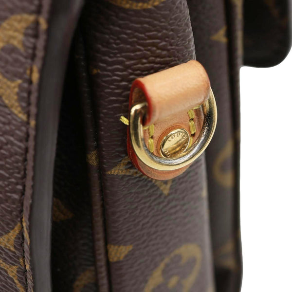 LOUIS VUITTON Metis Pochette Monogram Canvas Crossbody Bag Brown