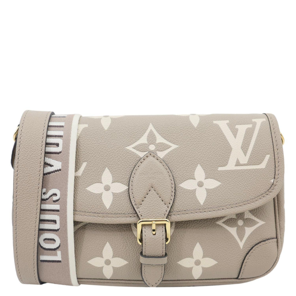 LOUIS VUITTON Diane Monogram Giant Empreinte Leather Crossbody Bag Tou