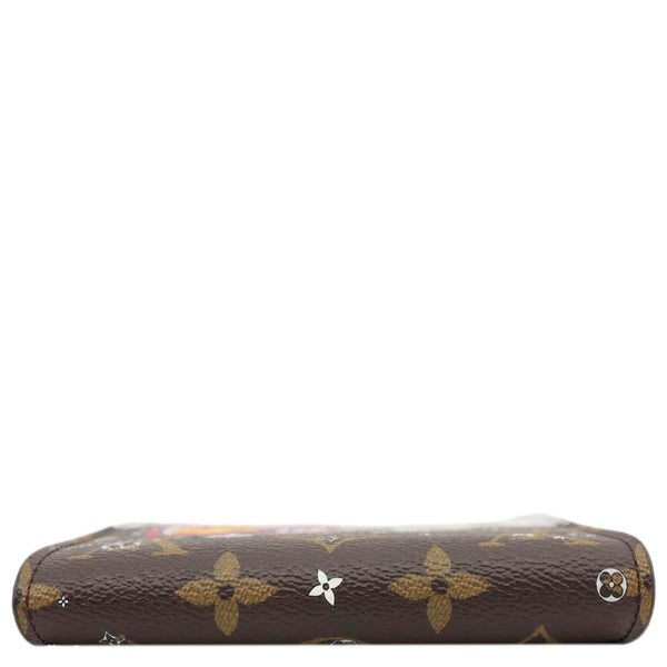 LOUIS VUITTON Christmas Animation Monogram Canvas Wallet Brown
