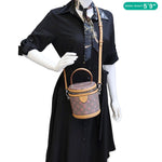 LOUIS VUITTON Cannes LV Pop Canvas Shoulder Bag Brown