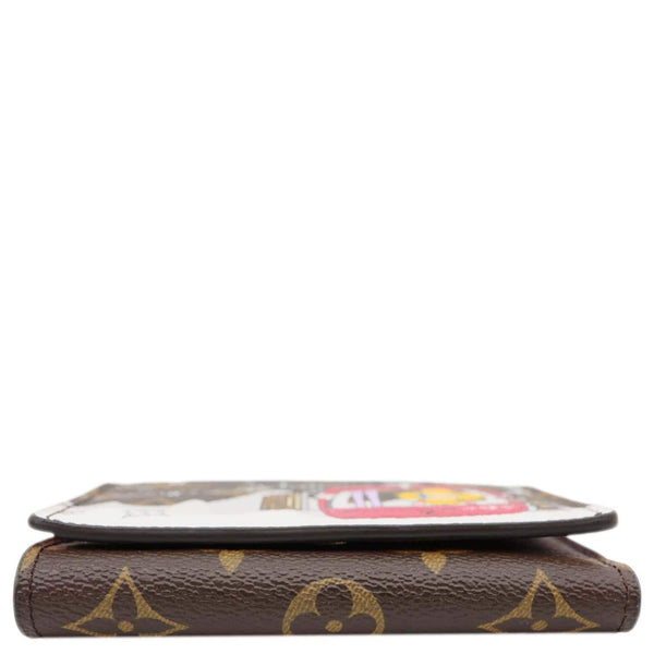LOUIS VUITTON Christmas Animation Monogram Canvas Wallet Brown
