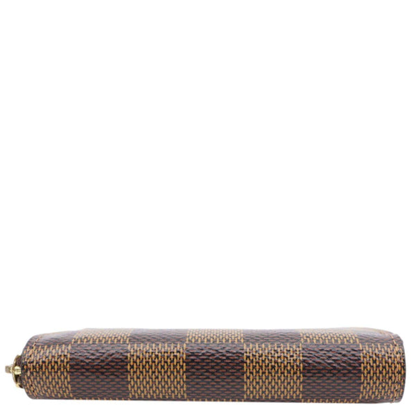 LOUIS VUITTON Damier Ebene Zippy Coin Purse Brown