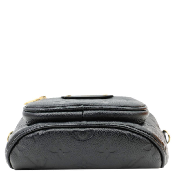 LOUIS VUITTON Mini Monogram Empreinte Leather Bumbag Black