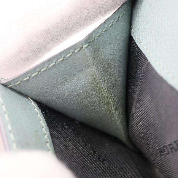 BURBERRY Haymarket Check Canvas Wallet Blue