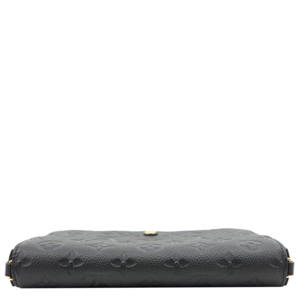 LOUIS VUITTON Felicie Pochette Monogram Empreinte Crossbody Bag Black