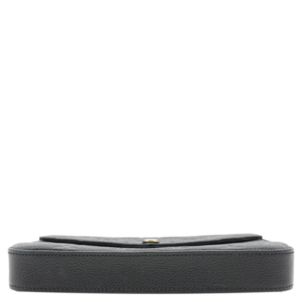 LOUIS VUITTON Felicie Pochette Monogram Empreinte Crossbody Bag Black