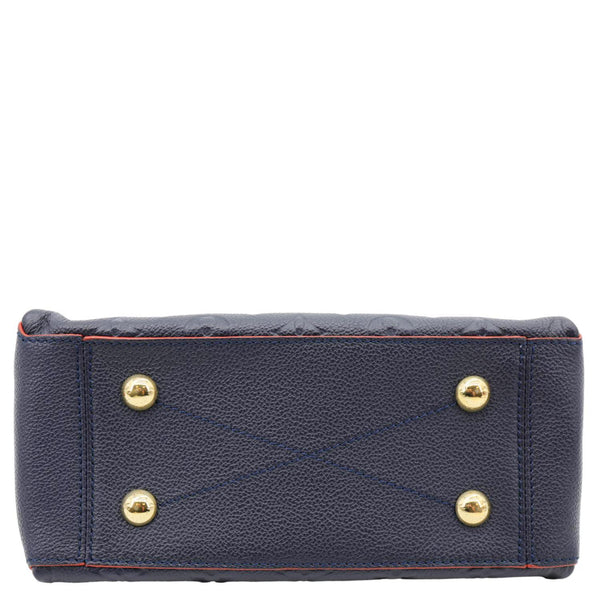 LOUIS VUITTON Surene BB Empreinte Leather Shoulder Bag Navy Blue