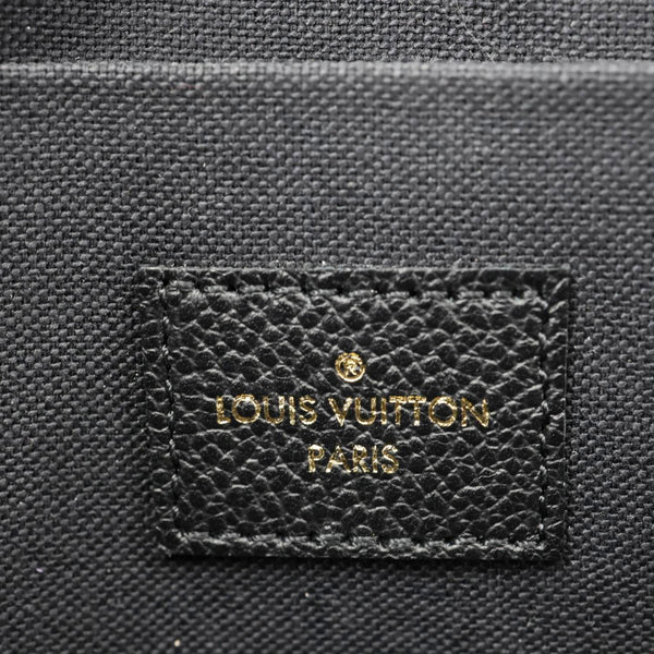 LOUIS VUITTON Felicie Pochette Monogram Empreinte Crossbody Bag Black