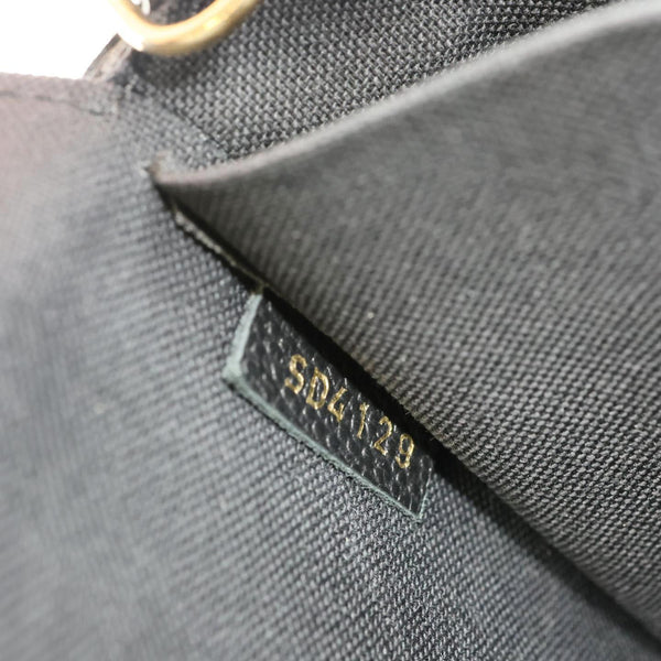 LOUIS VUITTON Felicie Pochette Monogram Empreinte Crossbody Bag Black