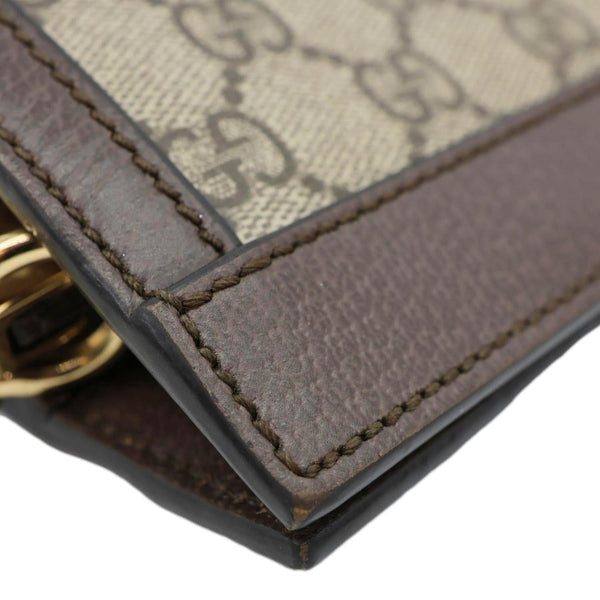 GUCCI GG Ophidia Supreme Canvas Web Chain Shoulder Bag Beige 503877