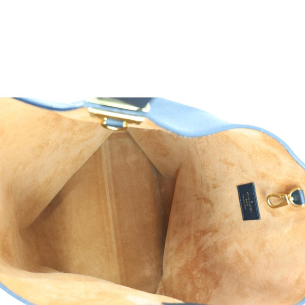 LOUIS VUITTON Low Key MM Grained Calfskin Leather Hobo Bag Black