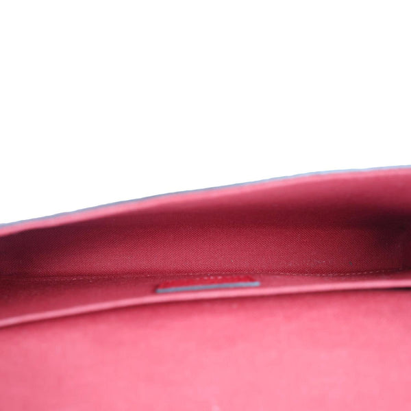 LOUIS VUITTON Felicie Pochette Monogram Empreinte Crossbody Bag Red