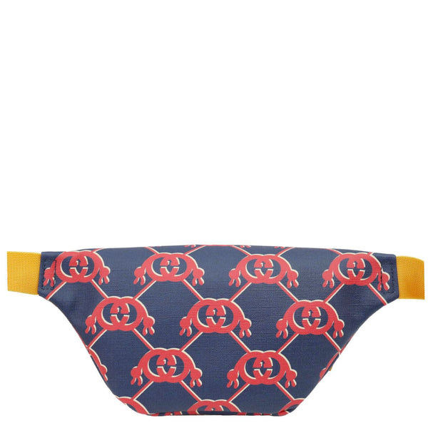 GUCCI Children's Interlocking G Snail Print Canvas Bumbag Blue 502095