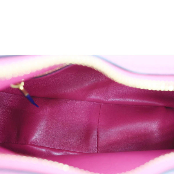 VALENTINO Garavani VLogo Stud Leather Hobo Bag Rose Pink