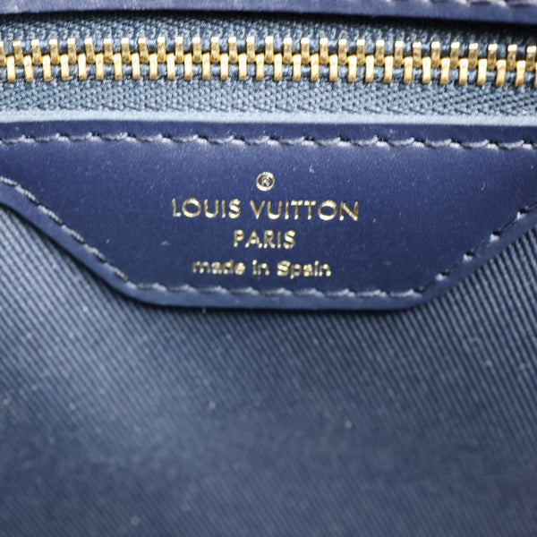 LOUIS VUITTON Neverfull MM Denim Monogram Jacquard Tote Bag Grey