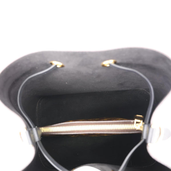 LOUIS VUITTON Neonoe MM Monogram Canvas Shoulder Bag Black