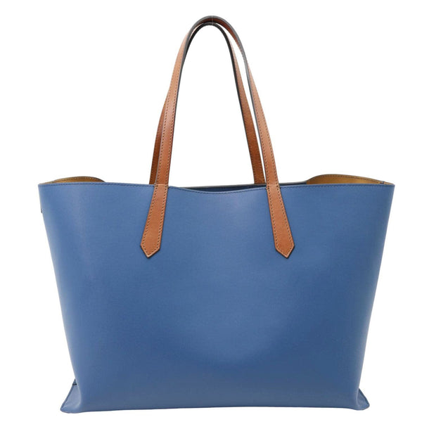 GIVENCHY GV Calf Leather Shopper Tote Bag Blue