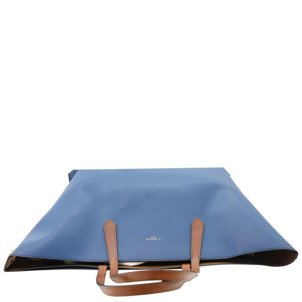 GIVENCHY GV Calf Leather Shopper Tote Bag Blue