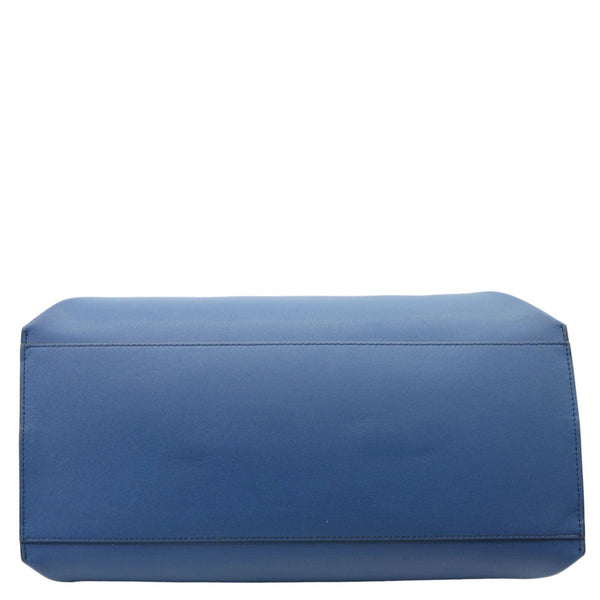 GIVENCHY GV Calf Leather Shopper Tote Bag Blue