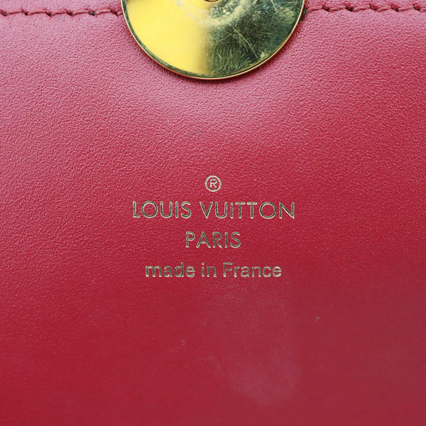 LOUIS VUITTON Flore Monogram Canvas Chain Wallet Fuchsia