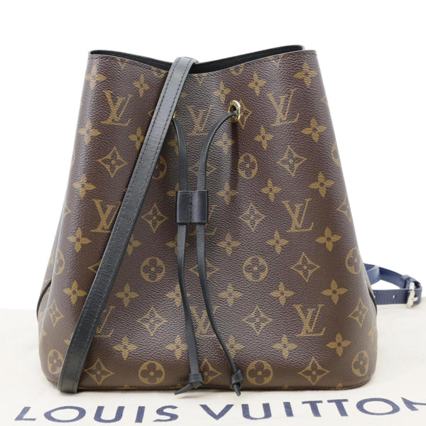 LOUIS VUITTON Neonoe MM Monogram Canvas Shoulder Bag Black