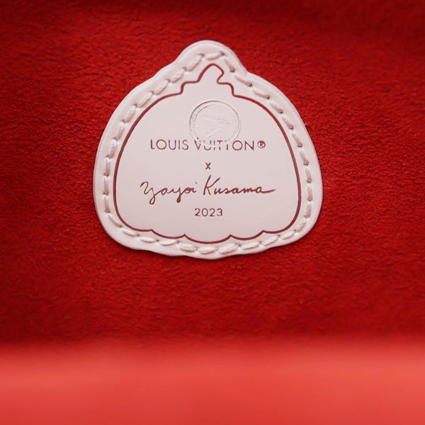 LOUIS VUITTON LV x YK Cluny Mini Monogram Kusama Epi Leather Shoulder Bag Red