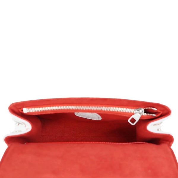 LOUIS VUITTON LV x YK Cluny Mini Monogram Kusama Epi Leather Shoulder Bag Red