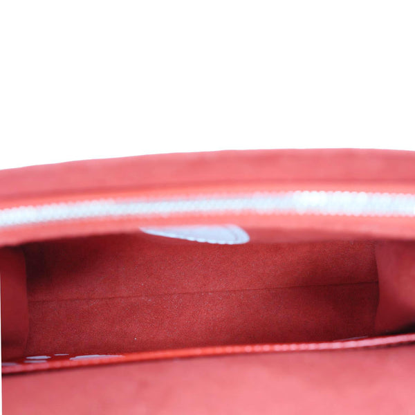 LOUIS VUITTON LV x YK Cluny Mini Monogram Kusama Epi Leather Shoulder Bag Red