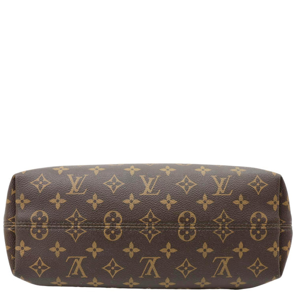 LOUIS VUITTON Graceful PM Monogram Canvas Hobo Bag Brown