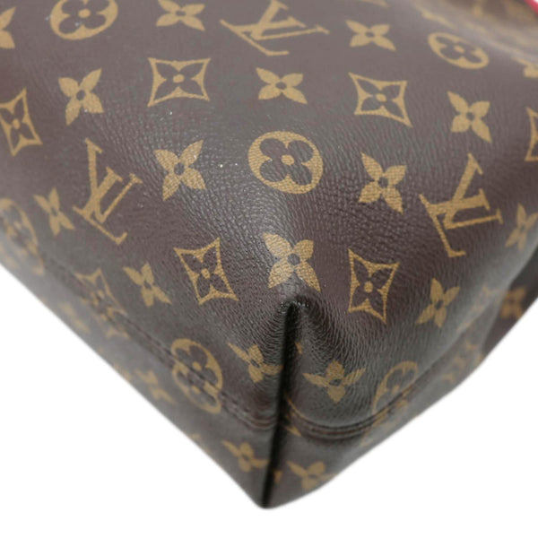 LOUIS VUITTON Graceful PM Monogram Canvas Hobo Bag Brown