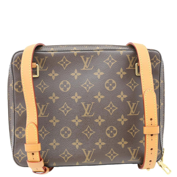 LOUIS VUITTON Soft Trunk PM Monogram Canvas Messenger Bag Brown