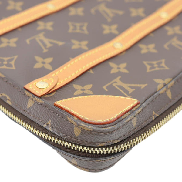 LOUIS VUITTON Soft Trunk PM Monogram Canvas Messenger Bag Brown