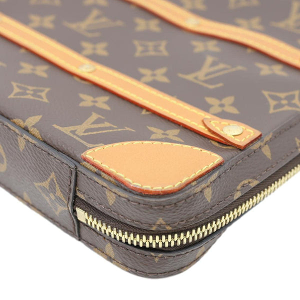 LOUIS VUITTON Soft Trunk PM Monogram Canvas Messenger Bag Brown