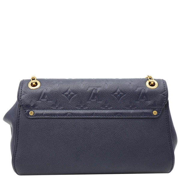 LOUIS VUITTON Saint Germain PM Monogram Empreinte Leather Shoulder Bag Marine