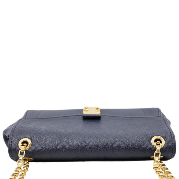 LOUIS VUITTON Saint Germain PM Monogram Empreinte Leather Shoulder Bag Marine